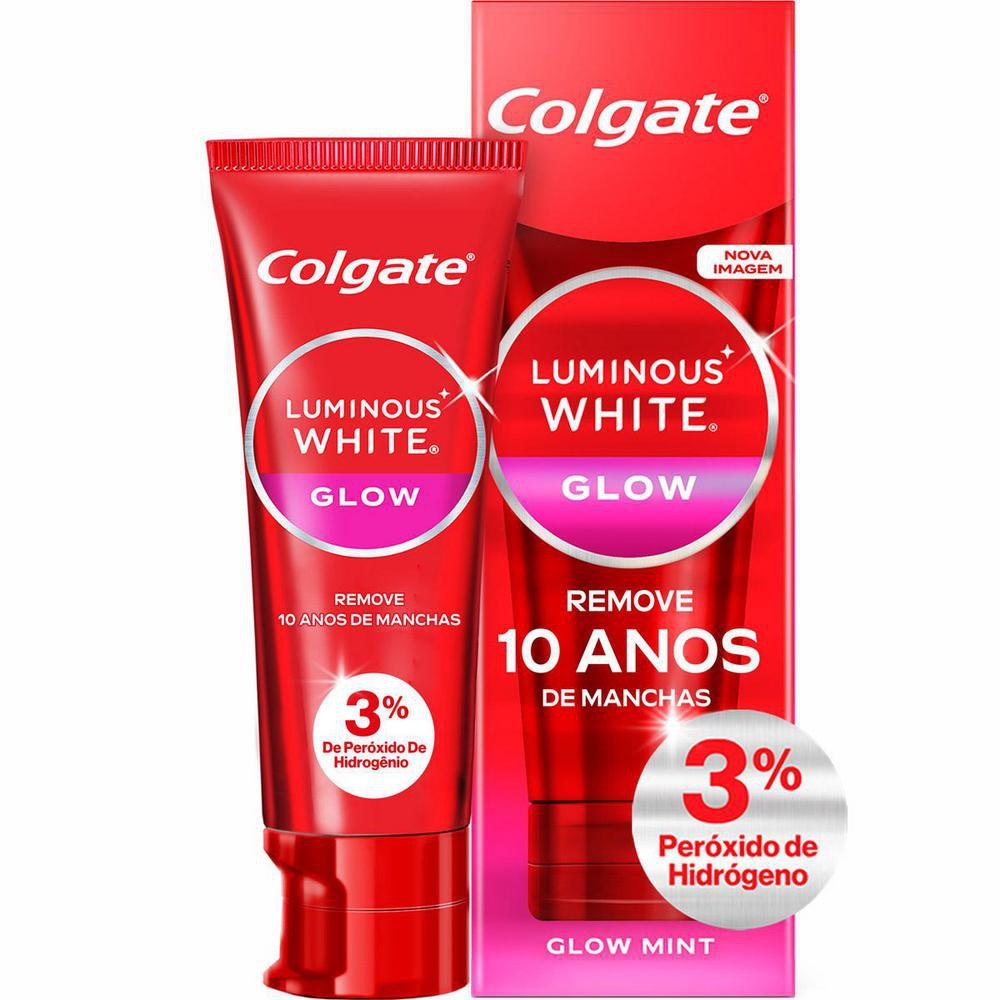 Creme Dental Colgate Luminous White Glow Clareador 70g — Colgate | Drogaria Taveira