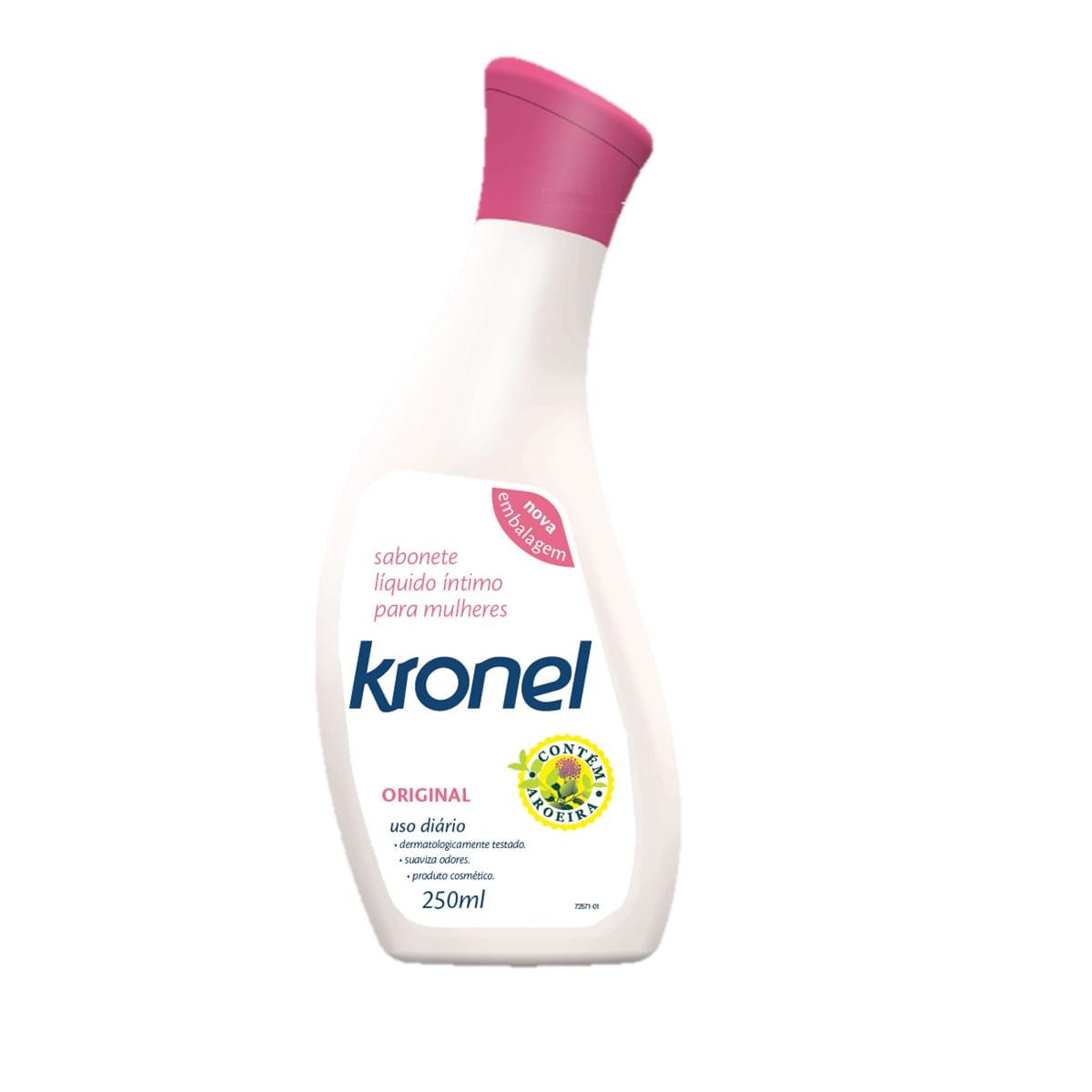 Kronel Sabonete Intimo Liquido - 250ml — Kronel | Drogaria Taveira