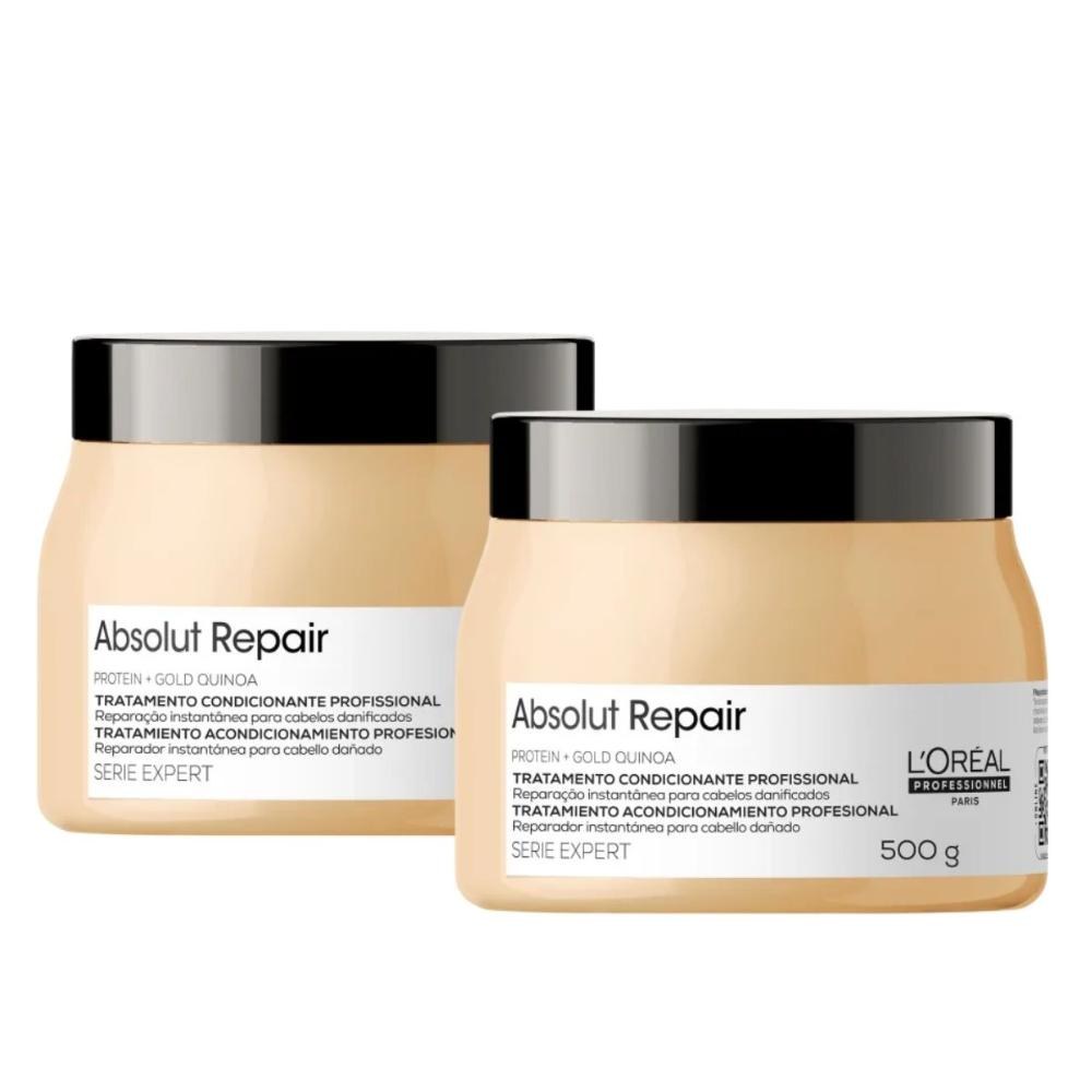 L'Oréal Absolut Repair Gold Quinoa - Kit 2 Máscaras Capilares - 500g cada — L'Oréal | Drogaria Taveira