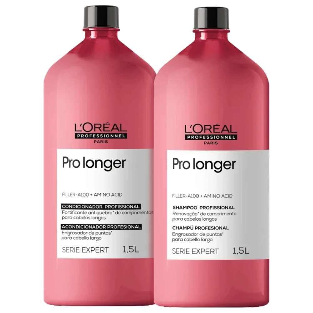L'Oréal Pro Longer - Shampoo 1500ml + Condicionador 1500ml — L'Oréal | Drogaria Taveira