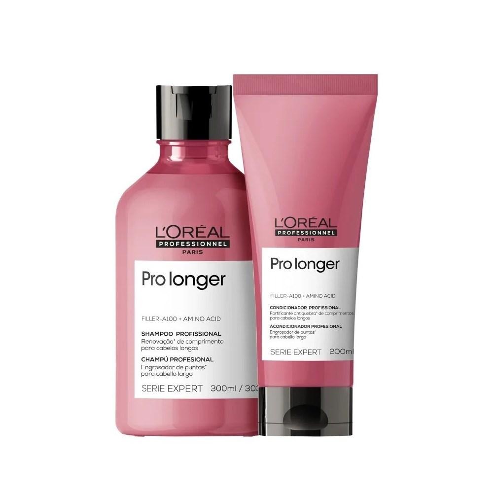 L'Oréal Pro Longer - Shampoo 300ml + Condicionador 200ml — L'Oréal | Drogaria Taveira