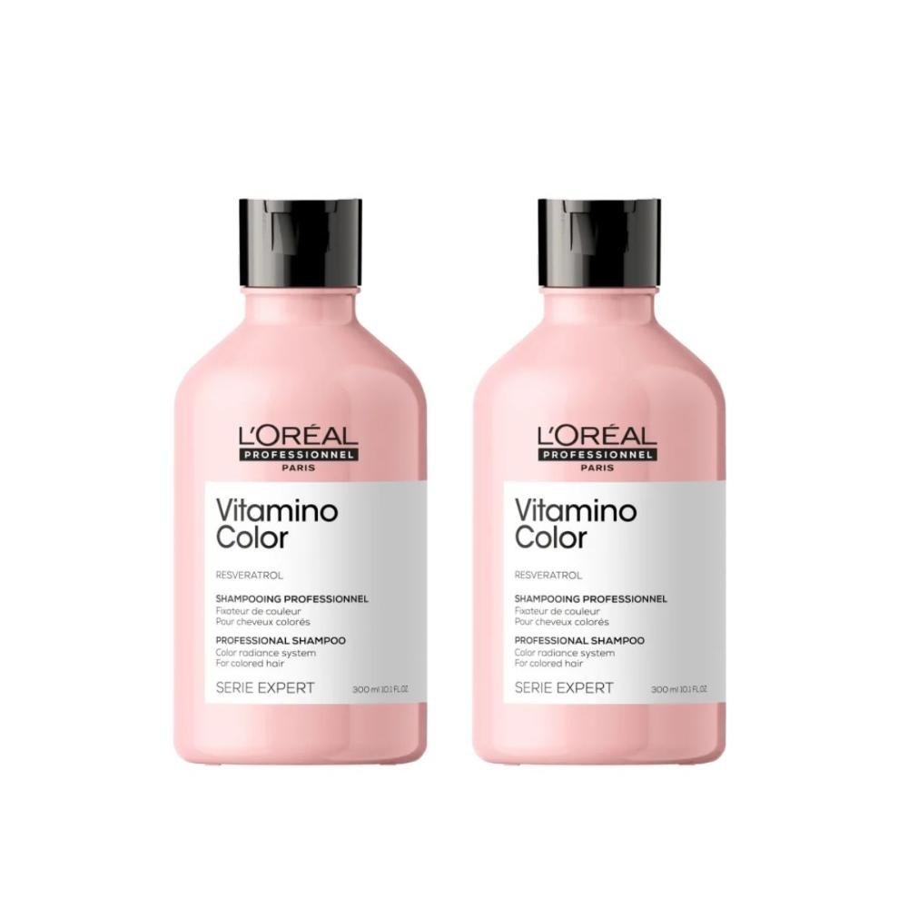 L'Oréal Vitamino Color - Kit 2 Shampoos - 300ml cada — L'Oréal | Drogaria Taveira