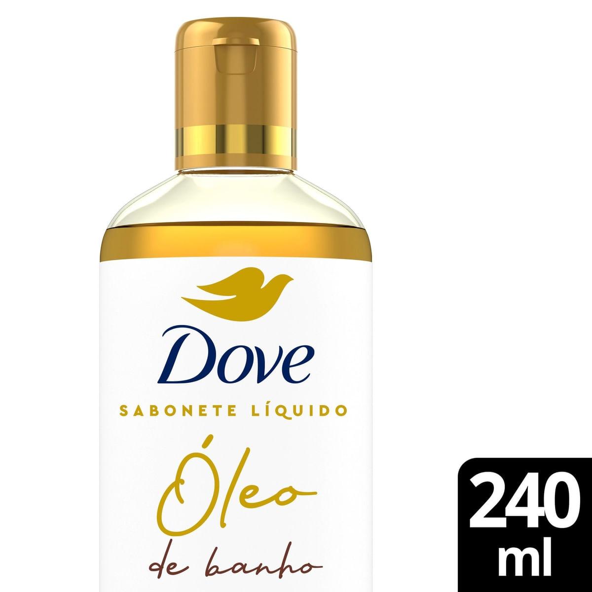 Sabonete Líquido Dove Óleo de Banho Glicerinado 240ml — Dove | Drogaria Taveira