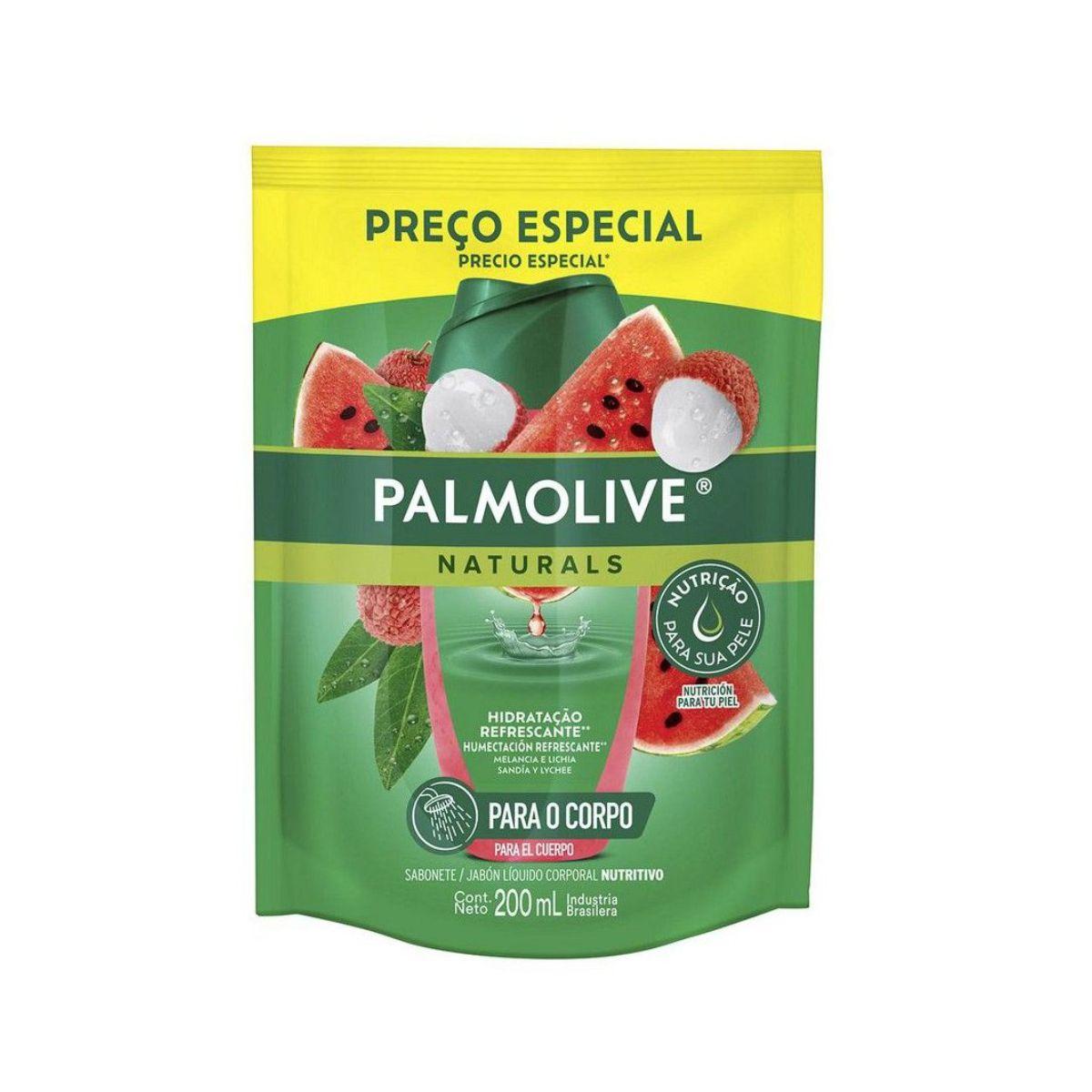 Sabonete Líquido Palmolive Naturals Nutritivo Melancia E Lichia Refil 200ml — Palmolive | Drogaria Taveira
